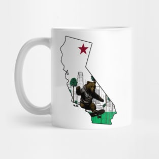 Skateboarding California Bear Mug